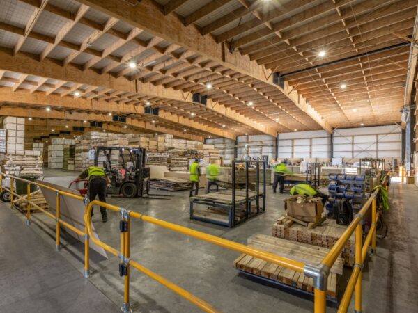 BBI Warehouse with Timberspan LVL beams