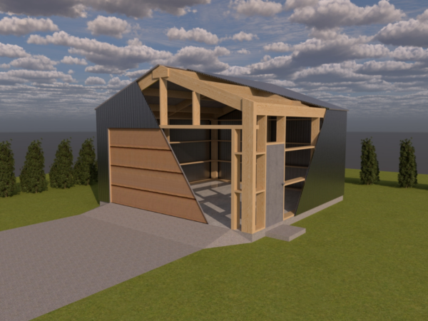 6x6 TimberSpan Garage