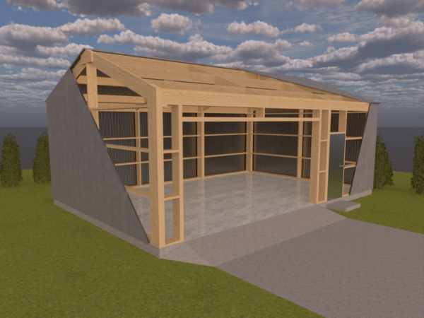 6x9 TimberSpan Garage